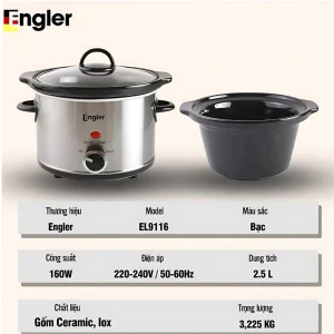 Giới thiệu Nồi Tiềm Engler EL9116