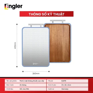 Thớt 2 Mặt Kháng Khuẩn Engler El8115